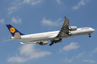 D-AIHZ @ LMML - A340 D-AIHZ Lufthansa - by Raymond Zammit