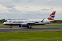 G-EUYR @ EGCC - Just landed at Manchester. - by Graham Reeve