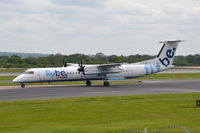 G-FLBA @ EGCC - Just landed at Manchester. - by Graham Reeve
