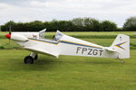 F-PZGT @ X5FB - Giraudet DG.01 Loriot, a visitor from France, Fishburn Airfield UK, may 25th 2015. - by Malcolm Clarke