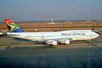 ZS-SAC @ FAJS - Boeing 747-312 [23031] (South African Airways) Johannesburg Int~ZS 08/10/2003 - by Ray Barber