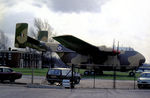 XH124 - Beverley C.1 as displayed at the Royal Air Force Museum at Hendon in the Summer of 1976. - by Peter Nicholson