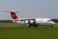 HB-IXV @ LOWG - Swiss Avro RJ100 @GRZ - by Stefan Mager