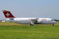 HB-IXV @ LOWG - Swiss Avro RJ100 @GRZ - by Stefan Mager