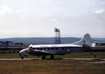 XR441 @ EGQS - Sea Heron C1 of RNAS Yeovilton's Station Flight on a visit to RAF Lossiemouth in the Summer of 1982. - by Peter Nicholson