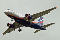 VP-BWK @ EGLL - Airbus A319-111 [2222] (Aeroflot Russian Airlines) Home~G 07/06/2010. On approach 27R. - by Ray Barber