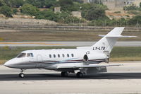 LY-LTD @ LMML - Hawker Beechcraft 800XP LY-LTD Classic Jets (Charter Jets) - by Raymond Zammit