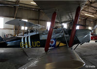 G-ALUC @ EGCJ - Close confines in the hangar at Sherburn EGCJ - by Clive Pattle