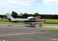 G-BEKO @ EGCJ - Rapid taxi for departure from Sherburn EGCJ - by Clive Pattle