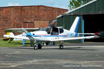 G-CMED @ EGCS - parked at Sturgate - by Chris Hall