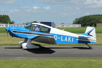 G-LAKI @ EGBR - Jodel DR-1050 Ambassadeur at The Real Aeroplane Club's Radial Engine Aircraft Fly-In, Breighton Airfield, June 7th 2015. - by Malcolm Clarke