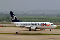 B-5099 @ ZGGG - Boeing 737-36Q [29189] (Shandong Airlines) Guangzhou-Baiyun~B 24/10/2006 - by Ray Barber