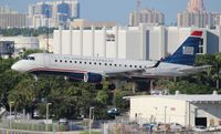 N124HQ @ FLL - US Airways E175 - by Florida Metal