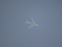 N199UA - United 747-400 flying 35,000 ft over Livonia Michigan flying ORD-FRA - by Florida Metal