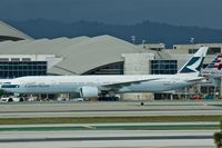 B-KPX @ KLAX - Cathay Pacific, is here taxiing at Loas Angeles Int'l(KLAX) - by A. Gendorf