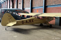 G-AJEE @ EGCB - Hangared at Barton, the Manchester City Airport, EGCB - by Clive Pattle