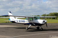 G-BONW @ EGCB - Parked up at Barton, EGCB - by Clive Pattle