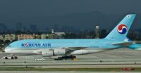 HL7627 @ KLAX - Korean Air, is taxiing at Los Angeles Int'l(KLAX) - by A. Gendorf
