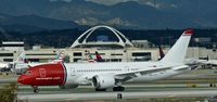 EI-LNF @ KLAX - Norwegian Long Haul, seen here shortly after landing at Los Angeles Int'l(KLAX) - by A. Gendorf