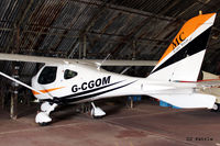 G-CGOM @ EGCB - Hangared at Barton airfield, Manchester - EGCB - by Clive Pattle