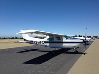 N941PC @ KRHV - A transient 1978 Cessna T210M at Reid Hillview Airport, CA. It got one of the last tie downs at transient parking! - by Chris Leipelt