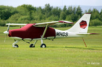 G-MHGS @ EGCB - Parked up in the sunshine at Barton airfield, Manchester - EGCB - by Clive Pattle