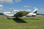 G-BRBA @ EGBR - Piper PA-28-161 Cherokee Warrior II at The Real Aeroplane Club's Radial Engine Aircraft Fly-In, Breighton Airfield, June 7th 2015. - by Malcolm Clarke