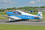 G-LAKI @ EGBR - Jodel DR-1050 Ambassadeur at The Real Aeroplane Club's Radial Engine Aircraft Fly-In, Breighton Airfield, June 7th 2015. - by Malcolm Clarke