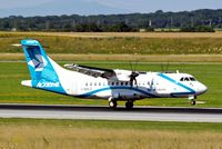 I-ADLZ @ LOWW - Aerospatiale ATR-42-512 [611] (Air Dolomiti) Vienna-Schwechat~OE 13/07/2009 - by Ray Barber