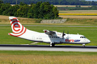 SP-EDD @ LOWW - Aerospatiale ATR-42-512 [530] (Eurolot) Vienna-Schwechat~OE 13/07/2009 - by Ray Barber