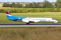 LX-LGZ @ LOWW - Embraer ERJ-145LU [145258] (Luxair) Vienna-Schwechat~OE 13/07/2009 - by Ray Barber