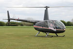 G-MGWI @ X5FB - Robinson R44 Astro at the opening of Fishburn Airfield's new clubhouse, May 17th 2015. - by Malcolm Clarke