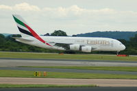 A6-EEP @ EGCC - Emirates Airbus A380-861 taking of from Manchester Airport. - by David Burrell