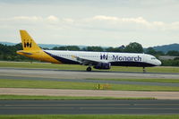 G-ZBAL @ EGCC - Monarch Airbus A321-231 landed at Manchester Airport. - by David Burrell