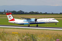OE-LGA @ LOWW - De Havilland Canada DHC-8Q-402 Dash 8 [4014] (Austrian Airlines) Vienna-Schwechat~OE 13/07/2009 - by Ray Barber
