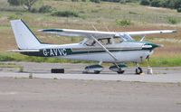 G-AVVC @ EGFH - Visiing Reims/Cessna Skyhawk. - by Roger Winser
