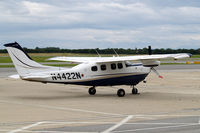 N4422N @ LOWW - Cessna P.210N Pressurized Centurion [P210-00099] Vienna-Schwechat~OE 13/07/2009 - by Ray Barber