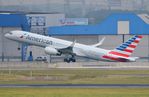 N206UW @ EBBR - AA (former US) B752 lifting-off in BRU - by FerryPNL