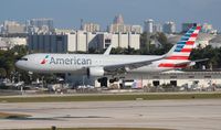 N390AA @ FLL - American picking up the Miami Dolphins - by Florida Metal