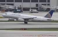 N410UA @ MIA - United A320 - by Florida Metal