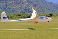 F-CIME @ LFMX - Duo-Discus, coded ME, seen departing on aerotow. - by Derek Flewin