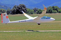 F-KKHE @ LFMX - Discus 2cT, seen departing on aerotow. - by Derek Flewin