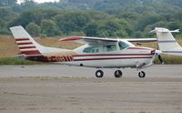 F-GBTD @ EGFH - Visiting Cessna Turbo Centurian II. 
Based at LFMH. - by Roger Winser