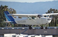 N212AN @ KRHV - A local 1981 Cessna 172P departing runway 31R at Reid Hillview Airport, CA. - by Chris Leipelt