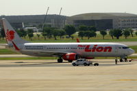 HS-LTM @ DMK - Thai Lion Air presently owns 14 x B737-9GPER airplanes servicing the domestic market - by Jean M Braun