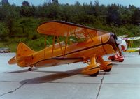 UNKNOWN @ SWF - WACO Biplane at Stewart International Airport, Newburgh, NY - circa 1970's - by scotch-canadian