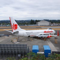9M-LNS @ RNT - Boeing 737-800 9M-LNS for Malindo Air sitting at the southwest corner of the Renton Airport. - by Eric Olsen