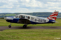 G-EGTB @ EGPN - In action at Dundee Riverside Airport EGPN - by Clive Pattle