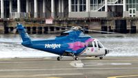 C-GHJL @ CBC7 - Helijet just arrived at Vancouver Harbour Heliport. - by M.L. Jacobs