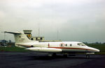 D-IDAT @ CAX - Learjet 24D visitor to Carlisle in the Spring of 1978. - by Peter Nicholson